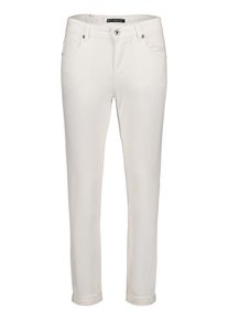Relaxhose Betty Barclay "Basic-Jeans mit Waschung", Damen, Gr. 48, EURO, wei&szlig; (rohwei&szlig;), Obermaterial: 56% Baumwolle CO. 30% Viskose CV. 12% Polyester PES. 2% Elasthan EL., Hosen Relaxhose