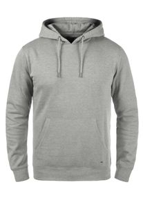 !Solid Kapuzenpullover SOLID "Hoodie SDBert", Herren, Gr. XXL, grau (lig grau m), Web, Obermaterial: 70% Baumwolle CO. 30% Polyester PES., unifarben, Pullover Kapuzenpullover
