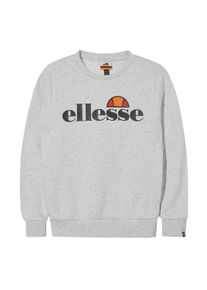 Sweatshirt Ellesse "Sweatshirt Suprios Sweatshirt Jnr", Jungen, Gr. 140-146, grau (hellgrau), Obermaterial: 80% Baumwolle CO. 20% Polyester PES., Sweatshirts Sweatshirt