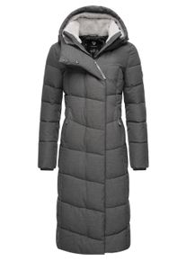 Wintermantel Ragwear "Wintermantel Pavla Long", Damen, Gr. 5XL, grau, Obermaterial: 100% Polyester PES. Obermaterial: Futter: 100% Polyester PES. 100% Polyester PES., M&auml;ntel Wintermantel