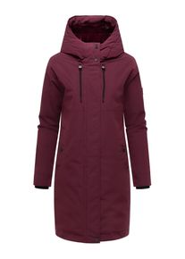 Wintermantel Navahoo "Wintermantel Hageltanz 14", Damen, Gr. M, rot (wine), Obermaterial: 55% Polyester PES. 45% Nylon NY. Obermaterial: Futter: 100% Polyester PES. 100% Polyester PES., M&auml;ntel Wintermantel