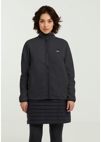 Fleecejacke Jack Wolfskin "SUMETRO FZ W", Damen, Gr. XL (46), schwarz, Obermaterial: 100% Polyester. Futter: 100% Polyester, Jacken Fleecejacke