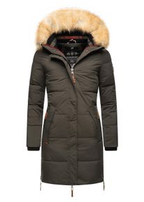 Wintermantel Navahoo "Wintermantel Halina", Damen, Gr. M, grau (anthrazit), Obermaterial: 100% Polyester PES. Obermaterial: Futter: 100% Polyester PES. 100% Polyester PES., M&auml;ntel Wintermantel