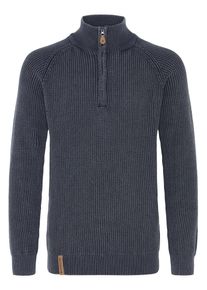 Troyer INDICODE "Troyer IDRocklyn", Herren, Gr. S, blau (navy), Obermaterial: 100% Baumwolle CO., Pullover Troyer
