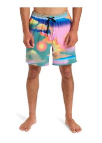 Boardshorts Quiksilver "Surfsilk Straight Volley 17", Herren, Gr. XL, deep sea fluid drive, Obermaterial: 92% Microfaser, 8% Elasthan;, Hosen Boardshorts