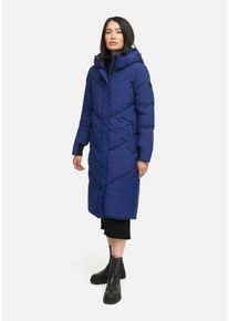 Winterjacke Marikoo "Marikoo Teonaa 16 Steppmantel N101", Damen, Gr. 5XL, blau (navy), Obermaterial: 100% Polyester PES., Jacken Winterjacke