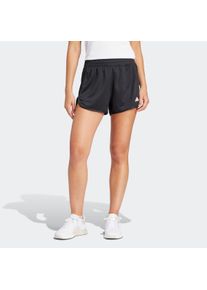 Shorts adidas Performance "PACER KNIT HIGH", Damen, Gr. L, L&auml;nge 5, schwarz (schwarz, innenbeinl&auml;nge ca. 13 cm), Obermaterial: 100% Polyester, Hosen Shorts, Trainingsshorts aus weiches Material, atmungsaktiv
