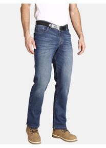 5-Pocket-Jeans Jan Vanderstorm "Tiefbundjeans JOEL", Herren, Gr. 27, N-Gr, blau, Obermaterial: 98% Baumwolle CO. 2% Elasthan EL., Hosen 5-Pocket-Jeans