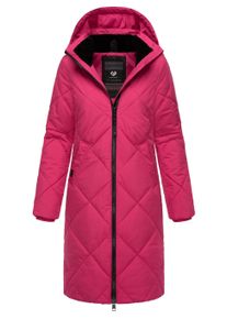 Steppmantel Ragwear "Steppmantel Rebela", Damen, Gr. XXL, pink (fuchsia), Obermaterial: 100% Polyester PES. Obermaterial: Futter: 100% Polyester PES. 100% Polyester PES., M&auml;ntel Steppmantel