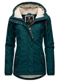 Winterjacke Ragwear "Winterjacke Monade", Damen, Gr. XL, gr&uuml;n (dunkelgr&uuml;n22), Obermaterial: 65% Polyester PES. 35% Baumwolle CO. Obermaterial: Futter: 100% Polyester PES. 100% Polyester PES., Jacken Winterjacke