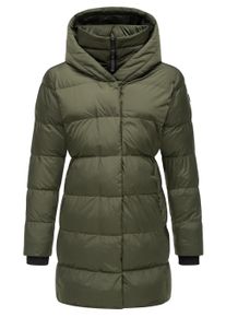 Kurzmantel Ragwear "Steppmantel Niara", Damen, Gr. XS, gr&uuml;n (schwarz olive), Obermaterial: 100% Nylon NY. Obermaterial: Futter: 100% Polyester PES. 100% Polyester PES., M&auml;ntel Kurzmantel