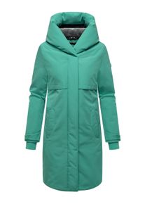 Wintermantel Navahoo "Wintermantel Domingaa 14", Damen, Gr. M, gr&uuml;n (crystal gr&uuml;n), Obermaterial: 100% Polyester PES. Obermaterial: Futter: 95% Polyester PES. 5% Elasthan EL. 100% Polyester PES., M&auml;ntel Wintermantel