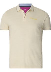 Poloshirt Jan Vanderstorm "Poloshirt WERNHARD", Herren, Gr. XL, wei&szlig; (wollwei&szlig;), Obermaterial: 100% Baumwolle CO., Shirts Poloshirt
