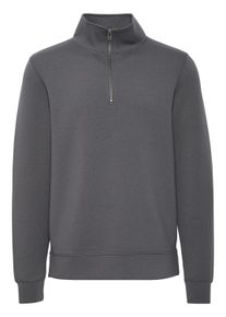 Troyer Casual Friday "Troyer CFSebastian", Herren, Gr. XL, grau (schwarz shadow), Obermaterial: 80% Viskose CV. 13% Polyester PES. 7% Elasthan EL., Pullover Troyer