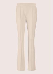 Madeleine Mode Schlupfhose MADELEINE "Hose Bootcut-Hose zum Schl&uuml;pfen", Damen, Gr. 21, N + K Gr, grau (kiesel), Obermaterial: 65% Viskose CV. 30% Polyamid PA. 5% Elasthan EL., Hosen Schlupfhose