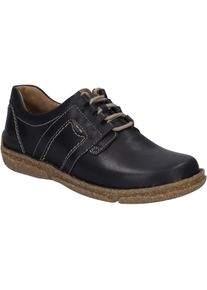 Schn&uuml;rschuh Josef Seibel "Neele 44, schwarz-kombi", Damen, Gr. 39, schwarz (schwarz, kombi), Obermaterial: 100% Rindsleder Leather cow., Schuhe Schn&uuml;rschuh