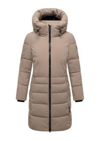 Steppmantel Navahoo "Steppmantel Mondnebel XIV", Damen, Gr. 3XL, braun (taupe grau), Obermaterial: 100% Polyester PES. Obermaterial: Futter: 100% Polyester PES. 100% Polyester PES., M&auml;ntel Steppmantel