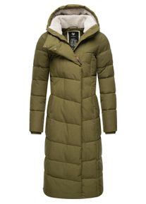 Steppmantel Ragwear "Steppmantel Pavla Extralong", Damen, Gr. 3XL, gr&uuml;n (light olive), Obermaterial: 100% Polyester PES. Obermaterial: Futter: 100% Polyester PES. 100% Polyester PES., M&auml;ntel Steppmantel