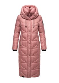 Steppmantel Navahoo "Steppmantel Waffelchen", Damen, Gr. M, rosa (schwarz rose), Obermaterial: 100% Polyester PES. Obermaterial: Futter: 100% Polyester PES. 100% Polyester PES., M&auml;ntel Steppmantel