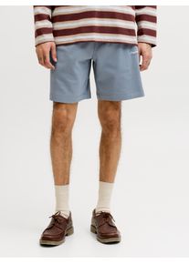 Jack & Jones Sweatshorts JACK & JONES "JPSTKARL NORREBRO SWEAT SHORTS REG SN", Damen, Gr. XS, N-Gr, tradewinds, angeraute Sweatware, Obermaterial: 89% Baumwolle, 11% Polyester, unifarben, relaxed fit knielang, Hosen Sweatshorts, Baumwollmischung, relaxed fit