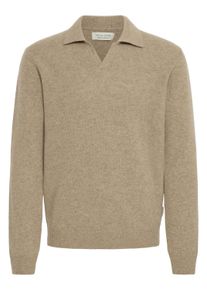 Longsleeve Casual Friday "Strickpullover CFKARL LAMBSWOOL", Herren, Gr. XL, silber (silber mink melange), Obermaterial: 80% Wolle mw. 20% Polyamid PA., Pullover Longsleeve