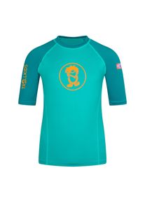 Funktionsshirt Trollkids "KIDS KVALVIKA T", Kinder, Gr. 92, sea gr&uuml;n, lagoon gr&uuml;n, Obermaterial: 92% Polyester, 8% Elasthan, Shirts Funktionsshirt, f&uuml;r Kinder und Jugendliche, kurz&auml;rmlig, mit UV-Schutzfaktor 50+