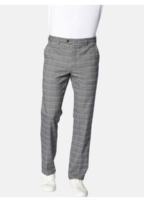 Anzughose Babista "Hose CODAVERA", Herren, Gr. 29, N-Gr, grau (grau kariert), Obermaterial: 51% Viskose Birla CV Birla. 47% Baumwolle CO. 2% Elasthan EL., regular fit, Hosen Anzughose, in Wolloptik