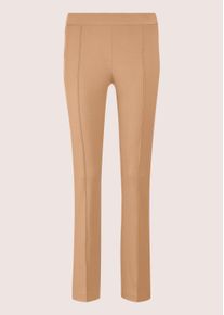 Madeleine Mode B&uuml;gelfaltenhose MADELEINE "Hose Jeggings mit B&uuml;gelfalten", Damen, Gr. 46, N + K Gr, beige (berber), Obermaterial: 62% Lyocell CLY. 34% Baumwolle CO. 4% Elasthan EL., Hosen B&uuml;gelfaltenhose