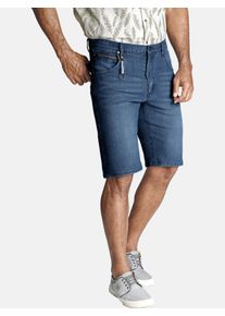 Bermudas Jan Vanderstorm "Jeansbermuda DITMANN", Herren, Gr. 62, N-Gr, blau, Obermaterial: 78% Baumwolle CO. 20% Polyester COOLMAX PES(Coolmax). 2% Elasthan EL., Hosen Bermudas