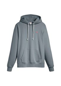 Levi's Sweatshirt LEVI'S "Sweatshirt The Original Housemark Hoodie 1er Pack", Herren, Gr. XXL, blau (blau (lead)), Obermaterial: 100% Baumwolle CO., Sweatshirts Sweatshirt