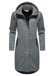 Kurzmantel Ragwear "Kurzmantel Letti Long Bonded", Damen, Gr. S, grau, Obermaterial: 100% Polyester PES., M&auml;ntel Kurzmantel