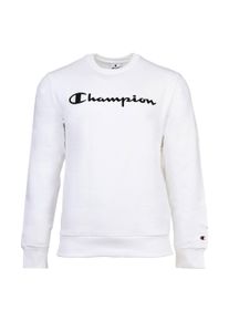 Sweatshirt Champion "Sweatshirt Crewnneck Sweatshirt Soft Compact Basic", Herren, Gr. XXL, wei&szlig;, Obermaterial: 55% Baumwolle CO. 45% Polyester PES., Sweatshirts Sweatshirt