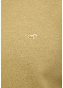 Sweatshirt Mustang "Herren Style Clio", Herren, Gr. M, hellgr&uuml;n, 80% Baumwolle, 20% Polyester, regular fit, Rundhals, Sweatshirts Sweatshirt