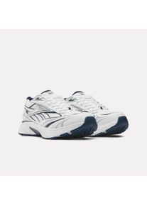 Laufschuh Reebok "BELWAVE", Gr. 45,5, wei&szlig;, silber, vector navy, Leder, Synthetik, Textil, Schuhe Laufschuh