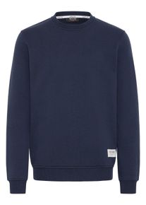 Longpullover INDICODE "Sweater IDPlaytor", Herren, Gr. XL, blau (navy), Obermaterial: 60% Baumwolle CO. 40% Polyester PES., Pullover Longpullover