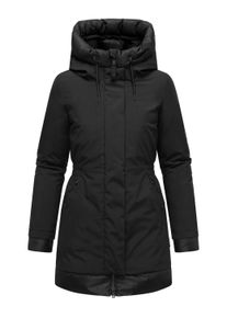 Wintermantel Navahoo "Wintermantel Winterprinzessin 14", Damen, Gr. 3XL, schwarz, Obermaterial: 100% Polyester PES. Obermaterial: Futter: 100% Polyester PES. 100% Polyester PES., M&auml;ntel Wintermantel