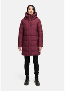 Winterjacke Marikoo "Marikoo Karumikoo XVI Damen Winterjacke B987", Damen, Gr. XL, rot (wine), Obermaterial: 100% Polyester PES., Jacken Winterjacke