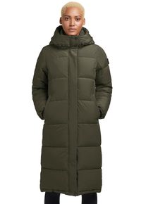 Steppmantel Khujo "TIONE", Damen, Gr. XXL (44), gr&uuml;n (deep gr&uuml;n), Steppware, Obermaterial: 100% Polyester. Futter: 100% Polyamid. F&uuml;llung: 100% Polyester, unifarben, knielang, M&auml;ntel Steppmantel, W&auml;rmende und pflegeleichte Steppqualit&auml;t