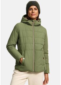 Steppjacke Marikoo "Marikoo Alemee Damen Stepp Jacke N026", Damen, Gr. S, gr&uuml;n (olive), Obermaterial: 100% Polyester PES., Jacken Steppjacke