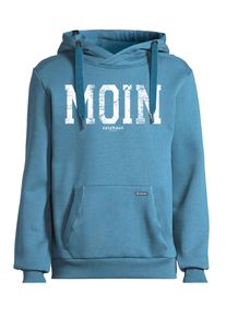Kapuzenpullover SALZHAUT "Hoodie HEFF - MOIN", Herren, Gr. XXL, blau (seaport), Obermaterial: 55% Baumwolle CO. 45% Polyester PES., Pullover Kapuzenpullover