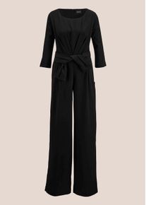 Madeleine Mode Overall MADELEINE "Overall Eleganter Jumpsuit mit Layering-Oberteil", Damen, Gr. 34, N-Gr, schwarz, Obermaterial: 100% Polyester PES., Overalls Overall