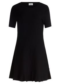 Strickkleid Vera Mont "Strickkleid mit Rundhalsausschnitt", Damen, Gr. M, EURO, schwarz, Obermaterial: 80% Viskose CV. 20% Polyamid Polyam.recyc., Kleider Strickkleid