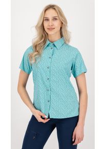 Outdoorbluse DEPROC Active "SUDBURY III WOMEN", Damen, Gr. 40 (M), air, navy, 95% Polyester; 5% Elasthan, Blusen Outdoorbluse, auch in Gro&szlig;en Gr&ouml;&szlig;en erh&auml;ltlich