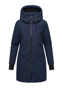 Wintermantel Navahoo "Wintermantel Winterzart 14", Damen, Gr. M, blau (navy), Obermaterial: 100% Polyester PES. Obermaterial: Futter: 100% Polyester PES. 100% Polyester PES., M&auml;ntel Wintermantel