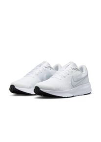 Laufschuh Nike "Run Defy", Damen, Gr. 38,5, wei&szlig;, pure platinum, schwarz, Textil, Schuhe Laufschuh