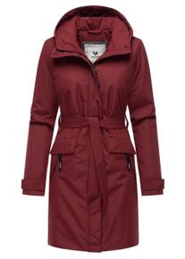 Kurzmantel Ragwear "Kurzmantel Horatia Warm YOUMODO", Damen, Gr. XXL, rot (wine rot), Obermaterial: 100% Polyester PES. Obermaterial: Futter: 100% Polyester PES. 100% Polyester PES., M&auml;ntel Kurzmantel