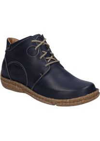 Stiefelette Josef Seibel "Neele 46, ocean", Damen, Gr. 37, blau (ocean), Obermaterial: 100% Rindsleder Leather cow., Schuhe Stiefelette