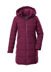 Steppmantel Killtec "KOW 11 WMN QLTD PRK", Damen, Gr. 40, dunkelros&eacute;, Obermaterial: 100% Polyester;Futter: 100% Polyester;F&uuml;llung: 100% Polyester, M&auml;ntel Steppmantel, Wasserabweisender Parka mit verstellbarer Kapuze und Kinnschutz