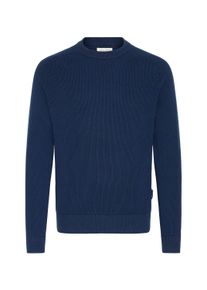Strickfleece-Pullover Casual Friday "Strickpullover CFNordin", Herren, Gr. XL, blau (navy blazer), Obermaterial: 100% Baumwolle CO., Pullover Strickfleece-Pullover