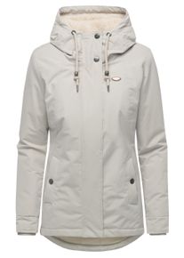Kurzmantel Ragwear "Kurzmantel Alvena YOUMODO", Damen, Gr. 4XL, grau (zinc), Obermaterial: 100% Polyester PES. Obermaterial: Futter: 100% Polyester PES. 100% Polyester PES., M&auml;ntel Kurzmantel